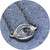 Ant Hat - Not So Evil Eye Necklace, Sterling Silver, Australian Sapphire