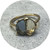 Denise Gu - Overlap Ring, 9ct Yellow Gold, Topaz, Tourmaline