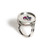 Danielle Barrie - For Josefina Guerrero, Sterling Silver, Iolite, Rhodalite Garnet, Green Tourmaline
