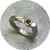 Jess Ervin - Twist Loop Ring, 9ct Rose Gold, Sterling Silver, Sapphire