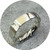 Jess Ervin - Cushion Shaped Carved Ring, Sterling Silver