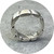 Jess Ervin - Cushion Shaped Carved Ring, Sterling Silver