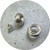 Melissa Gillespie - Medium Coiled Stud Earrings, Sterling Silver