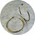 Naomi Bishop - 'Dotty' Hoops, 24ct yellow Gold Sterling Silver