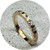 Albert Tse - Crater Band, 9ct Yellow Gold, Blue Diamond