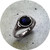 Serpent Cove - Flow Ring, 9ct White Gold, Iolite, Size M