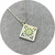 Claire Taylor - 'Green Flower' Tiny Tile Pendant, Sterling Silver, Enamel