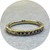 Albert Tse - Fine Crater Band, 9ct Yellow Gold, Ruby. Size O
