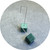Valeria D'Annibale - Cube Earrings, Sterling Silver, Nylon