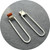 Lauren Trojkovic - 'Oval Splice Earrings' Sterling Silver, Corian
