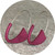 Leonie Simpson - "Suki Earrings", 3D Printed Nylon, Acrylic paint, Sterling Silver, Plum