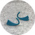 Leonie Simpson - "Suki Earrings", 3D Printed Nylon, Acrylic Paint, Sterling Silver, Teal