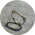 Albert Tse - "Montes Ridge" Ring, Sterling Silver, Diamond. Size R1/2