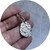 Albert Tse - "Terra Rounded Evil Eye" Sterling Silver, 65cm Anchor Chain