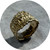 Sophie Quinn - 'Ridge Ring', 9ct Yellow Gold, Diamond, Size P