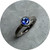 Kristina Neumann - Portico Ring, 14ct White Gold, Sapphire