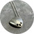 Mill Foundry - 'Iota Pendant', Sterling Silver, Sapphire