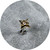 KIN - Eight Point Star Single Stud. Gold Plated Sterling Silver, Cubic Zirconia