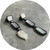 Laura Eyles - 'Panels' Earrings, Mother of Pearl, Oxidised Sterling Silver, Fresh Water Pearl