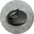 Laura Eyles - 'Button Brooch', Mother of Pearl, Oxidised Sterling Silver, Freshwater Pearl