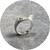 Mill Foundry - 'Iota Signet Ring', Sterling Silver and Black Spinel, Size R