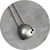 Mill Foundry - 'Iota Pendant', Sterling Silver, Black Spinel