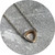 Mill Foundry - 'Boundary Pendant' Trilliant Shape, Sterling Silver, 9ct Rose Gold