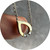 Mill Foundry - 'Boundary Pendant', Teardrop Shape, 9ct Yellow Gold, Natural Diamond, Sterling Silver