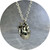 ANT HAT - Anatomical Heart Pendant, Sterling Silver, Emerald, 50cm