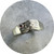 ANT HAT - Embrace Ring, Sterling Silver, Natural Ruby, Size L 1/2
