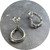 Olivia Dryden - Small Droplet Earrings. Sterling Silver