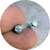 Sarah Murphy - Rough Cut Studs in Blue Anodised Titanium