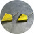 Sarah Murphy - Fold Earrings in Gold Anodised Titanium