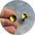 Sarah Murphy - Shine Dome Studs in Gold Titanium