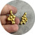 Francisca Rendic - Organic Pearl-like Earrings, Gold Plated Sterling Silver