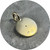 Maria Natoli - 'Sundisk Pendant', 9ct Yellow Gold, Ruby