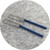 Phoebe Porter - Hidden Line Earrings in Dark Blue, Stainless Steel, Anodised Aluminium