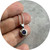 Astro Fengi - Iris Pendant, Sterling Silver, Purple Lab Grown Sapphire, 45cm Chain