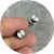 Phoebe Porter - Station Studs in Black, Anodised Aluminium, Sterling Silver