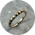 Eli Speaks - Mexicali Ring, 9ct Yellow Gold, Size J