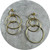 Danielle Barrie - Galactic Halo Hoops, Gold Plated Sterling Silver