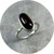 Rachael Grigulis - Inclusion: Garnet Podium Ring, Sterling Silver, Size N 1/2