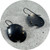Kate Gardiner - Rangelands Starry Night Earrings (Medium), Sterling Silver, 9ct Yellow Gold