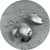 Kate Gardiner - Rangelands Rain Earrings (Medium), Sterling Silver, 9ct Yellow Gold