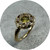 Virginia Sprague - Past/Present Ring, 9ct Yellow Gold, Sapphire, Diamond, Size M
