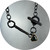 Virginia Sprague - Relic Necklace, Oxidised Sterling Silver, 9ct Yellow Gold, Australian Green Sapphire, 55cm