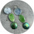Amanda Croatto - Medley Earrings, Sterling Silver, Enamel, Titanium