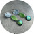 Amanda Croatto - Medley Earrings, Sterling Silver, Enamel, Titanium