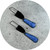 Amanda Croatto - Thunder Storm Earrings, Sterling Silver, Copper, Enamel