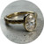 Albert Tse - Crater Oval Solitaire Ring, 9ct Yellow Gold, Lab Diamond, Size O